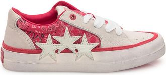 Amiri Red Paisley Varsity Sneakers