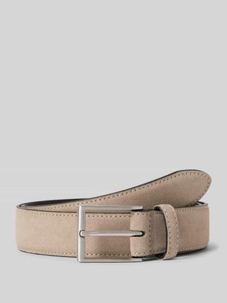 Mc Neal G&uuml;rtel aus Kalbsleder mit Dornschlie&szlig;e in Beige, Gr&ouml;&szlig;e 100