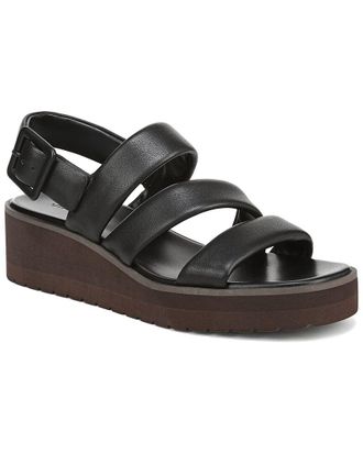 Vince Skylar Leather Wedge Sandal