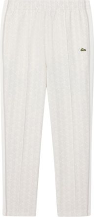 Lacoste Monogram Sweatpants with Elastic Waistband and Side Stripes