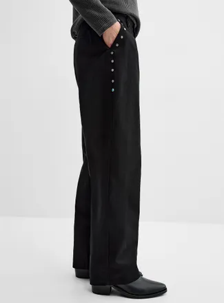 Djab Mens Studded casual twill pant Imported from Seoul