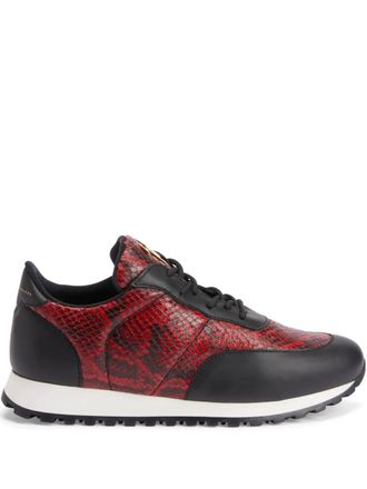Giuseppe Zanotti Jimi Running lace-up low-top sneakers - Black