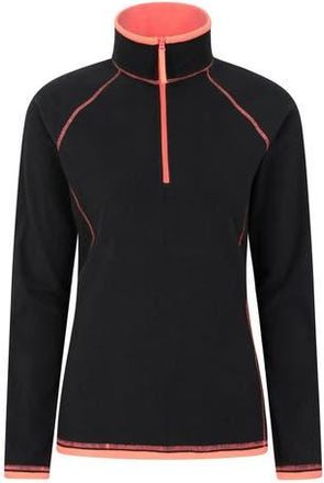 Mountain Warehouse Montana Half Zip Fleece Top in Jet Black at Nordstrom, Size 4