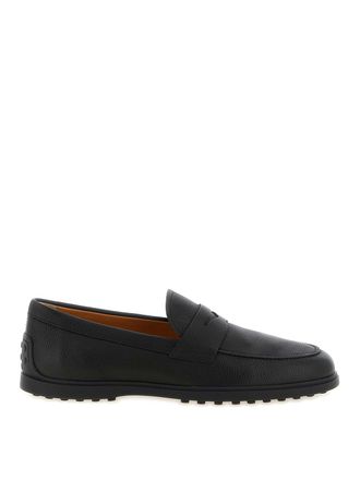 Tod's Hammered leather loafers