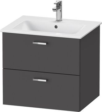 Duravit Duravit - Mueble De Lavabo Xbase Colgado En La Pared W:60 Cm Con 2