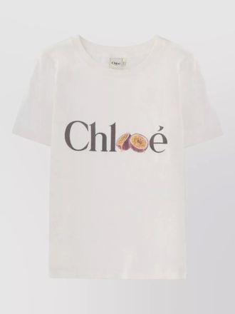Chlo&eacute; slim-fit logo t-shirt