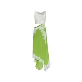 CHRISTOPHER ESBER Maxi Dresses, female, Green, Size: 2XS Verve Dress
