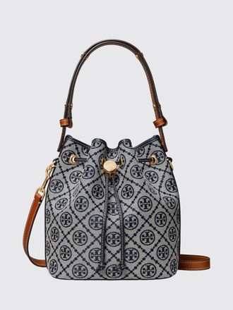 Tory Burch Borsa a secchiello T Monogram Tory Burch in cotone con monogram jacquard