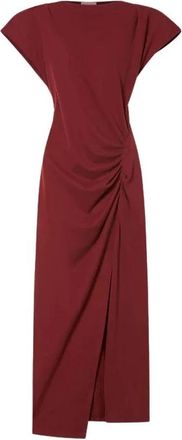 Isabel Marant Nadela Jurk - Dames - Maxi kleedjes - Rood - XS - Kleedjes