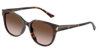 Jimmy Choo London JC5057D Asian Fit 500213 Womens Sunglasses Tortoiseshell Size 55