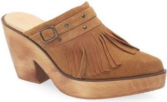 Cordani Pointed Toe Platform Mule in Cocoa Suede at Nordstrom, Size 11