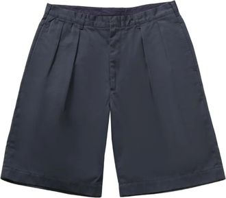 Nanamíca double-pleat chino shorts - Blu