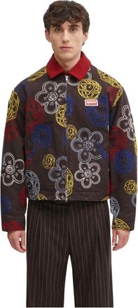 Kenzo Futura Ritssluiting Utility Jas - Heren - Zomerjassen - Veelkleurig - L - Katoen - Jassen