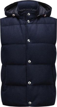 Eleventy Vests - Heren - Bodywarmers - Blauw - L - Jassen