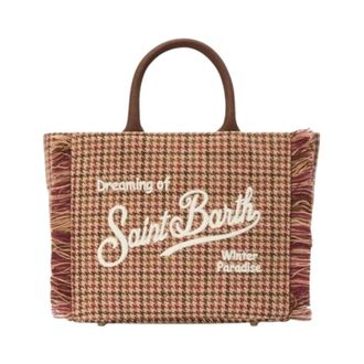 Saint Barth Shopping Bags, female, Brown, ONE SIZE, Vanity Mini Wool