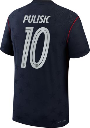 Nike Christian Pulisic USMNT 2026 Match Away Nike Mens Dri-FIT ADV Soccer Jersey in Blue | NN203943367-USM