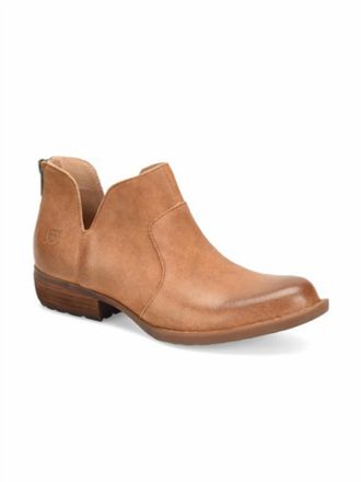 Born Womens Kerri Bootie In Taupe Distressed (Tan)