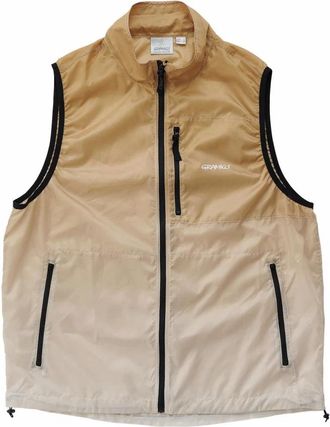 Gramicci Gradient Windvest Ripstop Lichtgewicht Vest - Heren - Bodywarmers - Geel - S - Jassen