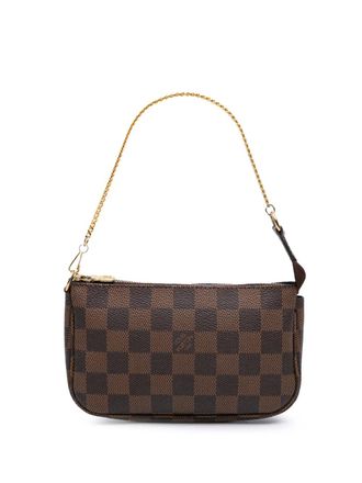 Louis Vuitton 2004 Damier Ebene Mini Pochette Accessoires handbag - Brown