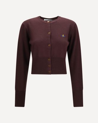 Vivienne Westwood Cardigan Bea corto in lana Woman S