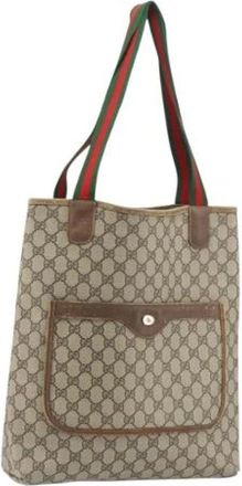 Gucci Pre-owned Tote Bags, female, Beige, Size: ONE SIZE Pre-owned Tote Bag
