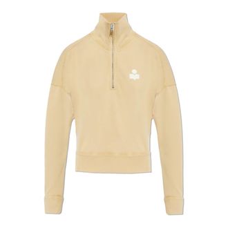 Isabel Marant Ross Sweatshirt - Dames - Sweatshirts & Hoodies - Geel - Maat: M Katoen