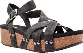 Volatile Womens Sandcastle Sandal In Black