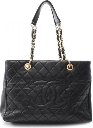 Chanel Borsa tote Grand Shopping in pelle Caviar 2014 - Nero