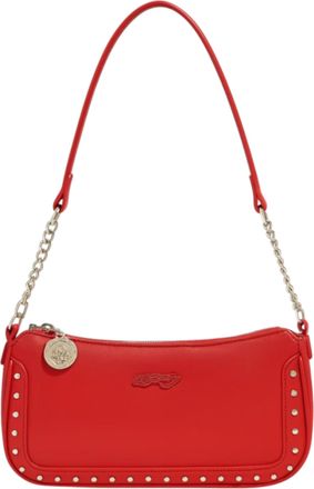 Ed Hardy Womens Shoulder Crossbody Bag, Red, One Size, Classic
