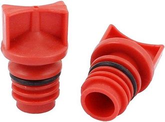 OEM Adecuado Para 2 Compresores De Aire. Carcasa De Pl&aacute;stico De 18 Mm. Filtro Macho De Di&aacute;metro Rojo