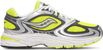 Saucony Womens Saucony Grid Jazz 9 S70899-8 Sneakers Yellow Silver Running Shoes LIQ166