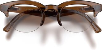 London Mole Courier reading glasses | Classic vintage browline readers | Mens Womens Unisex | Spring hinges