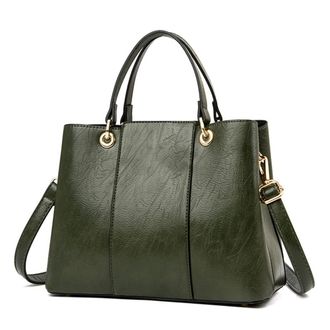 Generic Large Purses and Handbags for Women Top Handle Satchel Crossbody Bag Fashion Ladies Shoulder Bag Tote Purses (Green)