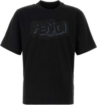Fendi Black Logo T-Shirt