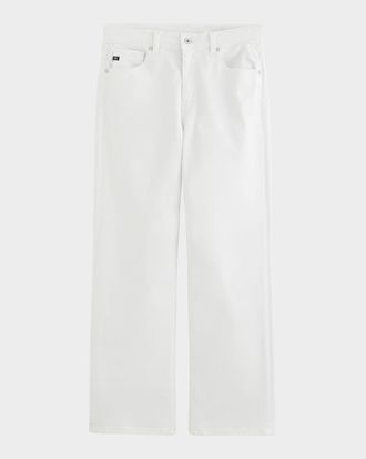 AG - Adriano Goldschmied Brinley Mid-Rise Straight Crop Jeans