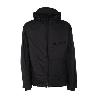 Emporio Armani Heren, Jassen, Blauw, Maat: 2XL Polyamide