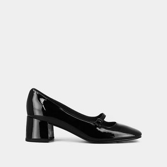 Jonak Pumps met bandje, in gelakt leer Darly