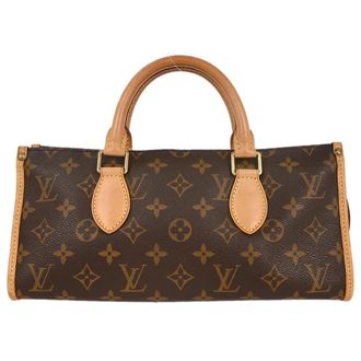 Louis Vuitton Popincourt Handle Bag Monogram Canvas Brown Canvas Handbag (Pre-Owned)