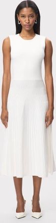H&eacute;rve L&eacute;ger The Cassia Dress in Alabaster at Nordstrom, Size Xx-Small