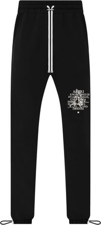 Amiri logo-print track pants - men - Cotton - M - Black