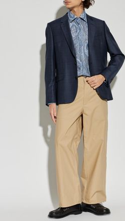 Etro Patterned Shirt, Mens, Blue