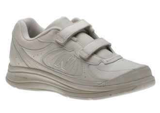 New Balance Womens Walking Marche Shoes In Velcro/ Bone