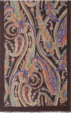 Etro Silky Scarves - Dames - Zijden sjaals - Veelkleurig - ONE Size - Accessoires