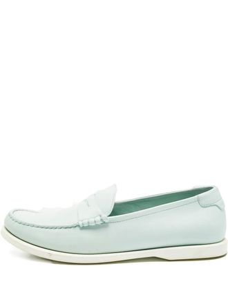 Saint Laurent leather loafers - Blue