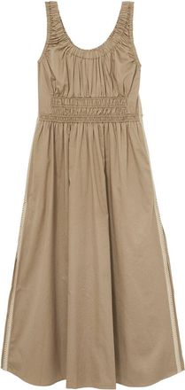 Reiss Anouk Craft Ruched Woven Dress