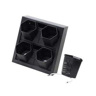 OEM Rieles Para Macetas De Pared, Ligeros Y Duraderos, Con Macetas Negras