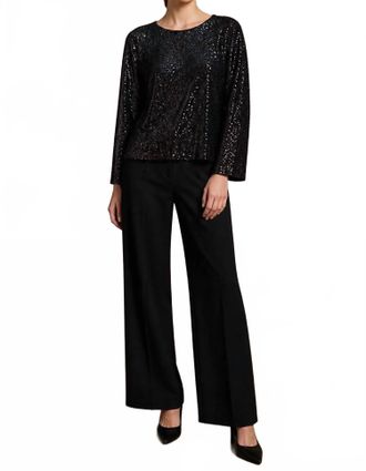 Tyler B&ouml;e Sequin Tunic Top In Black