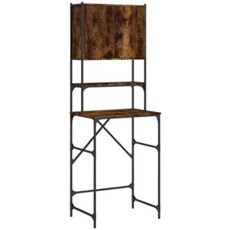 vidaXL Washing Machine Cabinet Smoked Oak 68x48.5x194 cm Vidaxl