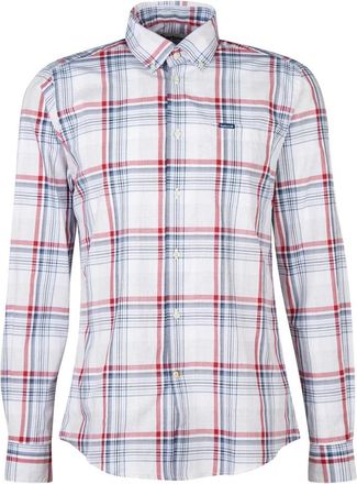 Barbour Rode Highland Check Overhemd - Heren - Casual Overhemden - Veelkleurig - L - Katoen - Overhemden