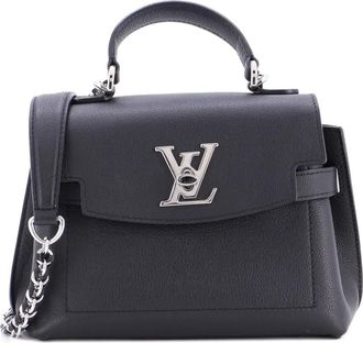 Louis Vuitton Lockme Ever Handbag Leather Mini satchel - Zwart